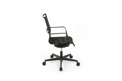 Zitwell 40 aus der Kollektion Letz - Drehstuhl mit ergonomisch bespanntem Netzbezug