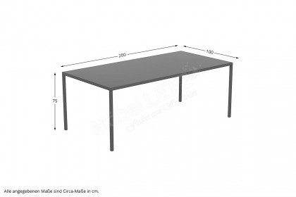 Iron von connubia by calligaris - Tisch in Schwarz matt