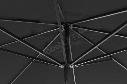 Bonaire aus der SCHÖNER WOHNEN-Kollektion - Sonnenschirm in Schwarz