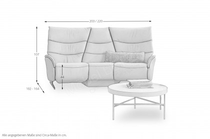 4050 von Himolla - Heimkinosofa opal