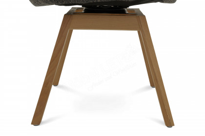 Tacoma von MCA - Stuhl mit Holzgestell, anthrazit