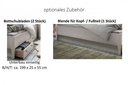 Solvita von Wohnglücklich - Bett 140x200 cm Kiefer laugenfarbig