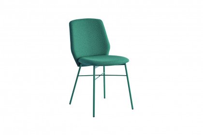 Sibilla Soft von connubia by calligaris - Stuhl mit grünem Bezug