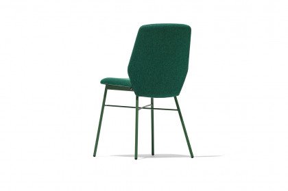 Sibilla Soft von connubia by calligaris - Stuhl mit grünem Bezug