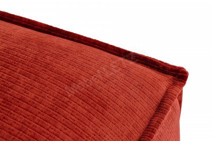 Platani von Easy Sofa - Ecksofa Ausführung links rot-orange