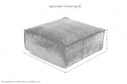 Platani von Easy Sofa - Polsterecke Ausführung rechts terra