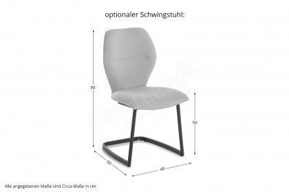 Merlot von Niehoff Sitzmöbel - Stuhl mit Stativgestell in Schwarz