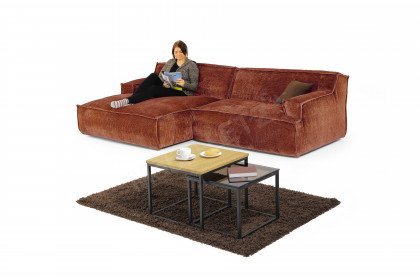 Platani von Easy Sofa - Polsterecke Ausführung links terra