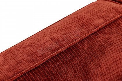 Boras von Easy Sofa - Polstergarnitur Variante rechts rot-orange