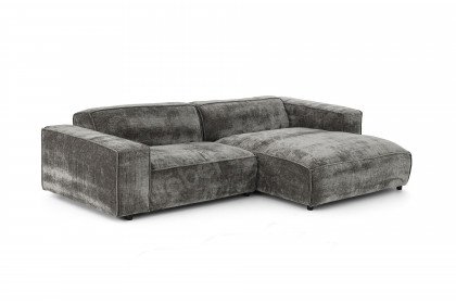 Boras von Easy Sofa - Eckcouch rechts silver-grau