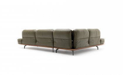 CR.420 von creation by Rolf Benz - Polstergarnitur rechts moosgrau