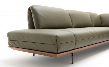 CR.420 von creation by Rolf Benz - Polstergarnitur rechts moosgrau