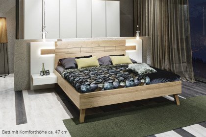 Vmontanara sleeping von Voglauer - Bett 140x200 cm Wildeiche