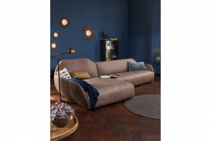 CR.480 von creation BY ROLF BENZ - Ecksofa links graubeige