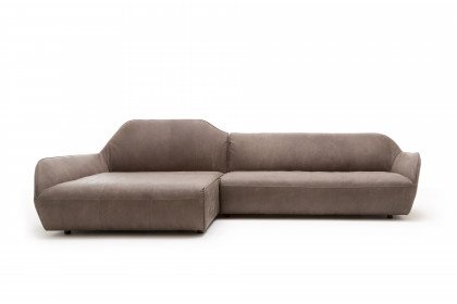 hs.480 von hülsta sofa - Ecksofa links graubeige