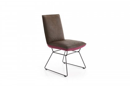 KOINOR 1201 - Stuhl in Leder & Flachgewebe