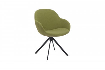Coppa von Niehoff Sitzmöbel - Stuhl mit Armlehnen/ grün