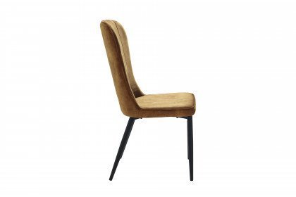 Hudson von Skandinavische Möbel - Stuhl in der Farbe amber
