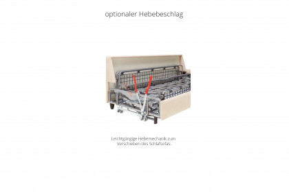 Neapel von Bali - Schlafsofa in Anthrazit