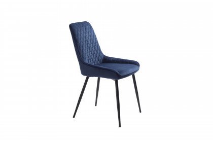 Milton von Skandinavische Möbel - Stuhl im Farbton blau