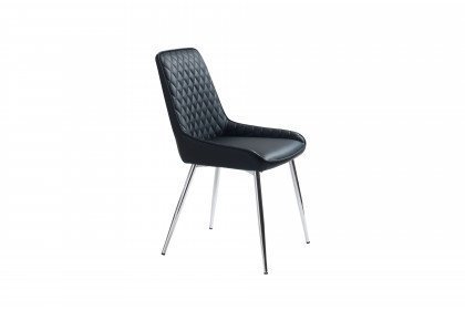 Milton von Skandinavische Möbel - Stuhl mit einem Chrome-Gestell