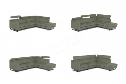 ZE-EM21030 von Zehdenick - Eckgarnitur moos 2. Wahl