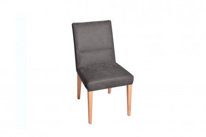 6057 von K+W Formidable Home Collection - Stuhl in Anthrazit/ Wildeiche