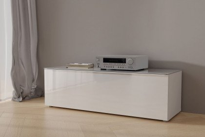 Tacjus von Forte - TV-Unterschrank circa 120 cm breit weiß