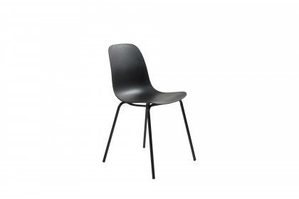 Whitby von Skandinavische Möbel - Stuhl in Schwarz