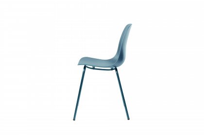 Whitby von Skandinavische Möbel - Stuhl in Hellblau