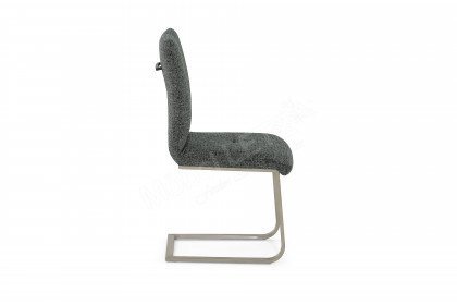 6511 von K+W Formidable Home Collection - Stuhl mit Schwinggestell in Edelstahloptik