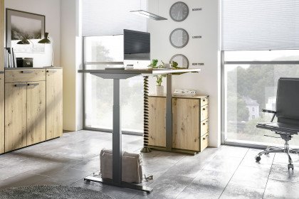 NEWwork von Rudolf - Schreibtisch mit elektrisch höhenverstellbarem Tischgestell