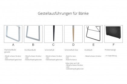 Step Two K+W Formidable Home Collection - Einzelbank in Creme
