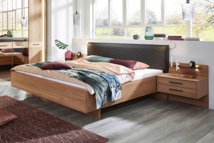 Turin von Wiemann - Bett mit Quersockel Eiche 160x200 cm