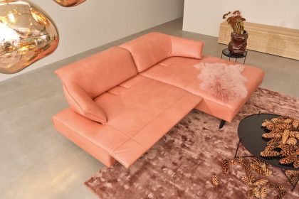1052 von Himolla - Polstergarnitur Ausführung rechts flamingo