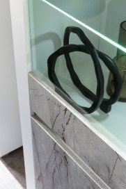 Stone Marble von IMV Steinheim - Wohnwand 1W WO 19 weiß