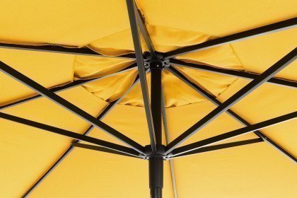 Bonaire aus der SCHÖNER WOHNEN-Kollektion - Sonnenschirm gelb