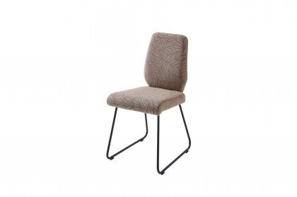 6289 von K+W Formidable Home Collection - Stuhl mit Metallkufen schwarz