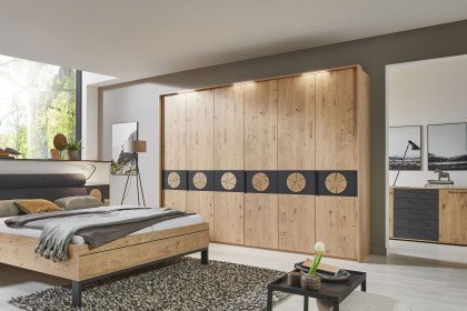 Cambridge von Disselkamp - Schlafzimmermöbel mit Hirnholz Balkeneiche