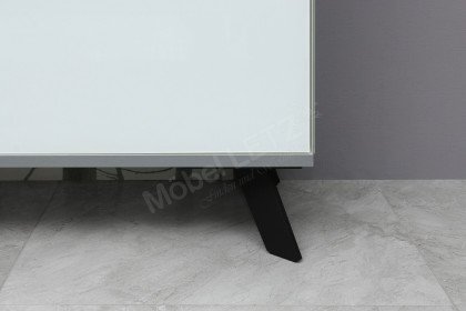 CURVE 50 von LEONARDO living - Sideboard weiß auf Metallfüßen