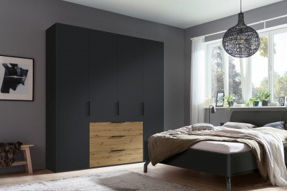 concept me von Nolte - Schlafzimmer-Set basalt/ Artisan-Eiche