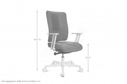 Sitness Life 50 von Topstar - Bürostuhl mit atmungsaktiver 3D-Netzbespannung