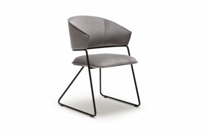 Bella von Gwinner Wohndesign - Stuhl in Grau