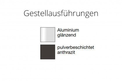 Dining T 70 von Hülsta - Esstisch Eiche/ Aluminium glänzend