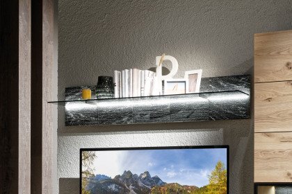 Vrock living von Voglauer - Wandboard Alpengranit schwarzgrau