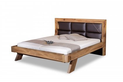Das Neue Schweizer Bett von Sprenger - Massivholzbett Leder & Sumpfeiche