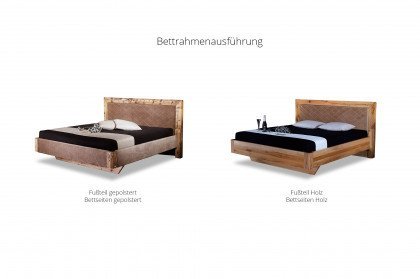 Das Neue Schweizer Bett von Sprenger - Massivholzbett in Sumpfeiche & Taupe