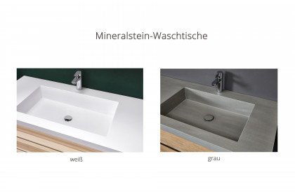 Fresh von Thielemeyer - Badezimmer in Strukturesche mit Aufsatzwaschtisch
