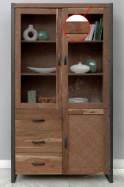 Alvara von GUTMANN - Vitrine 67382 Akazienholz 2. Wahl