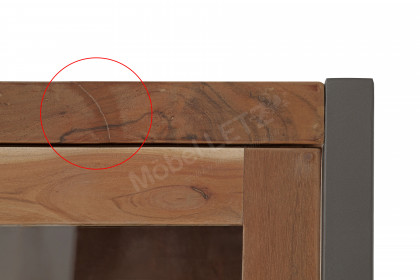 Alvara von GUTMANN - Vitrine 67382 Akazienholz 2. Wahl